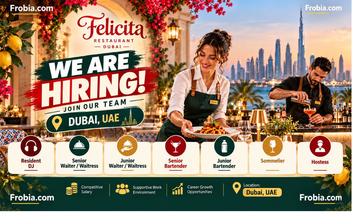 Felicita Restaurant Jobs Dubai