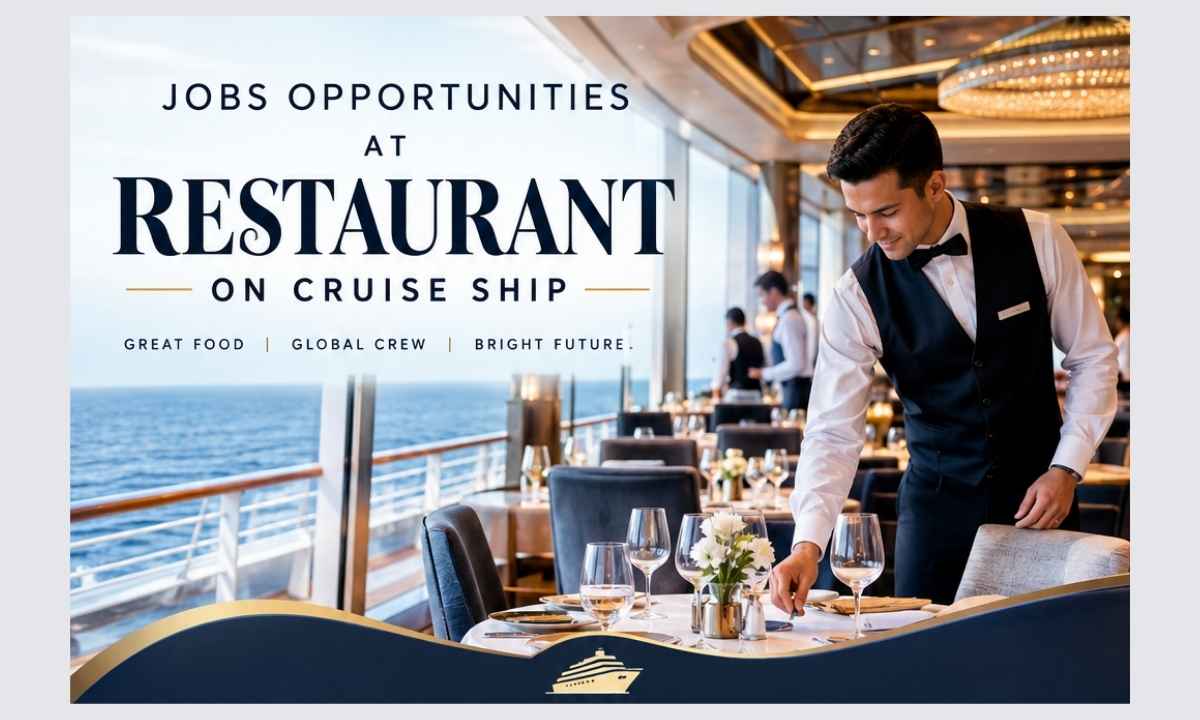 Job Opportunities at Restaurant on Cruise Ship Apply Now