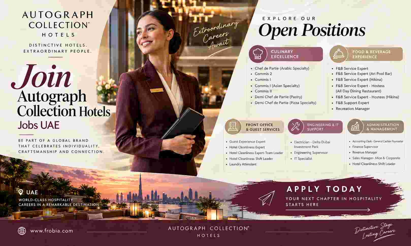 Disclaimer Applications Autograph Collection Hotels Jobs UAE Apply Now For Excellence